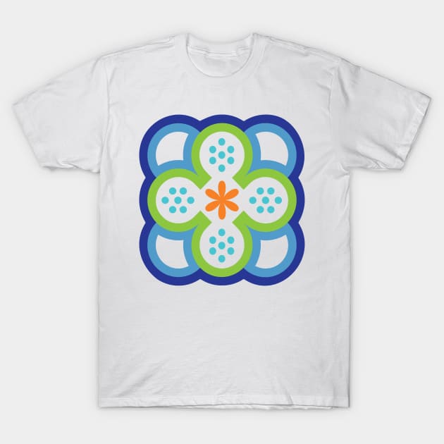 Abstract Flower - inspired by Moroccan Design T-Shirt by evisionarts